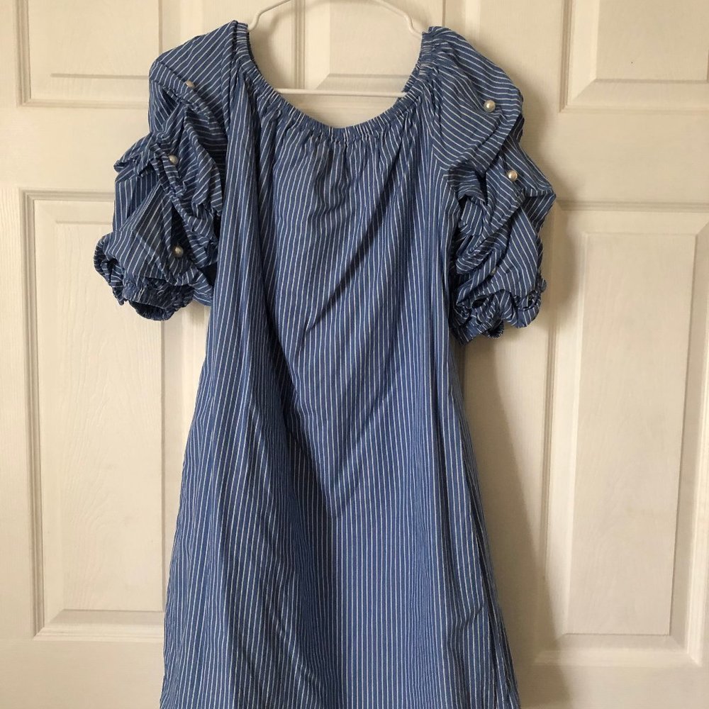 Sam and Jess Ruffle Sleeve Dress